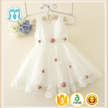 Mode Blumendesign Party Chiffon Kleid Kinder neuesten Hochzeitskleid